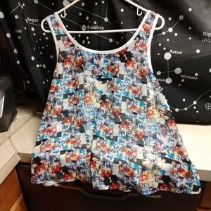 5 For 25.00/Fleur XXL tank top,NWOT